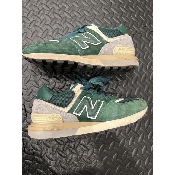 New Balance 574 Legacy Green Silver U574LGNW Mens Shoes Sneakers Sz 8 Rare - Picture 3 of 8